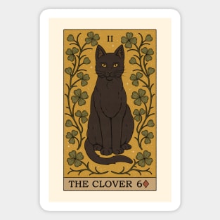 The Clover - Cats Tarot Magnet